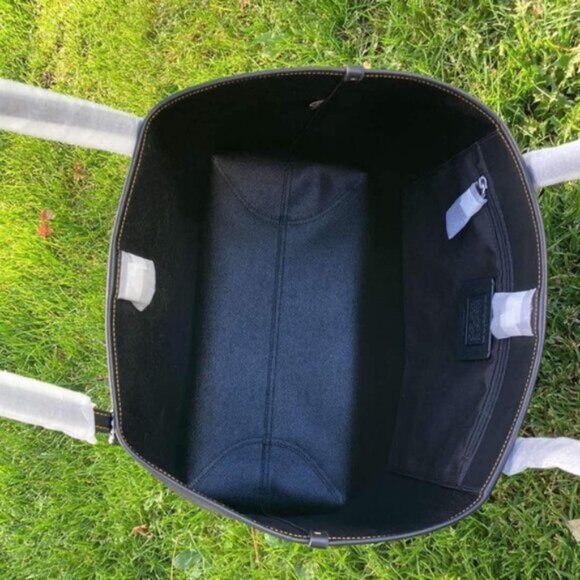 Coach Black and White Moon Cat Tote - Picture 4 of 8